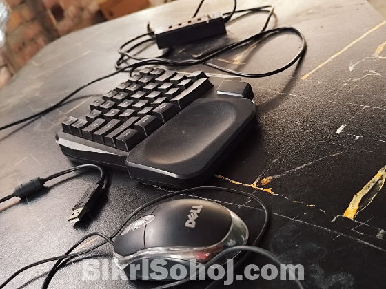 One band gaming keyboard and mouse